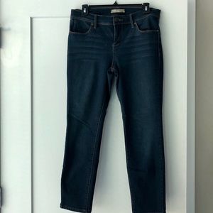 Free People Dark Wash Skinny Jeans